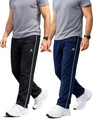 Diwazzo Striped Men Black Dark Blue Track