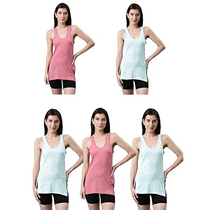 Dixcy Slimz Solid Scoop Neck Sleeveless Slim