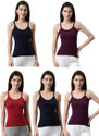 Dixcy Slimz Women Multicolor Camisole Pack of