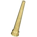 Dixon Valve & Coupling BN6 Brass Fire Equipment, Plain Hose Nozzle, 3/4" GHT, 6" Length, 1/4" Orifice
