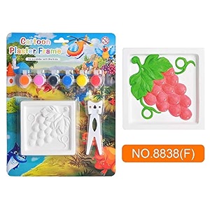 diy art plaster painting kit for kids diy activity kit  art kit fruits