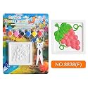 DIY Art Plaster Painting Kit for Kids| DIY Activity Kit | Art Kit (Fruits)