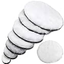 DIY Crafts 10 Pcs, 2" inch Wool Felt Pad Only, Wool Felt Pad Only For Polishing Pad Kit Thread Back Pad &amp; Adapter Sponge Wool For Polishing (10 Pcs, 2" inch Wool Felt Pad Only)