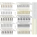 DIY Crafts 100 Grm Jump Ring, Dull Silvery, 1000+ Jump Rings & 24 Pcs Hypoallergenic Earring Hooks, 4mm - 10mm for Jewelry Making Key Rings Necklace R(100 Grm Jump Ring, Dull Silvery)