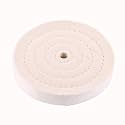 Diy Crafts 11499 India 302707167759 Cotton Buffing Wheel 6 Inch Polishing Pad for Bench Grinder Tool With 1/2" Arbor Hole, Multicolor
