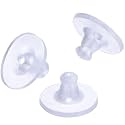 Diy Crafts 12636 India 999 Clear Rubber Earring Safety Backs Clutch Earring Pad, Multicolor, Pack of 100