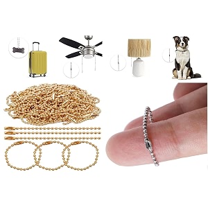 diy crafts 12 mtr chain 60 connector antique gold 12 meter feet stainless steel ball bead chain adjustable pull chain bead beaded roller chain wit 12 mtr chain 60 connector antique gold