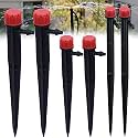 DIY Crafts 20x, Red Stake, Only Red Cap 5"inch Stake Sprinkler For Misting Cooling System Mist Nozzle Quick Garden Outdoor Patio Umbrella,Pergola,Vestibule,Garden/Greenhose (20x, Red Stake)