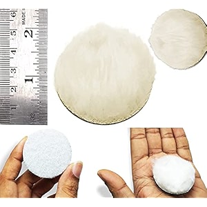 diy crafts 25 pcs 134 inch fur felt pad only fur felt pad only hook loop for cerium oxide backing nut wool polisher polishing clean buffing bonnet for furniture 25 pcs 134 inch fur felt pad only