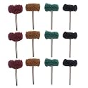 DIY Crafts Pack Of 12 Pcs, Shade No # 6, 25Mm Abrasive Wheel Buffing Polishing DI (Pack Of 12 Pcs, Shade No # 6)