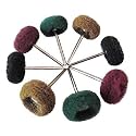 DIY Crafts Pack Of 5 Pcs, Shade No # 3, 25Mm Abrasive Wheel Buffing Polishing DIY (Pack Of 5 Pcs, Shade No # 3)