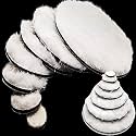 DIY Crafts 3 Pcs, 4" inch Fur Felt Pad Only, Fur Felt Pad Only Hook Loop for Cerium Oxide Backing Nut Wool Polisher Polishing Clean Buffing Bonnet for Furniture C (3 Pcs, 4" inch Fur Felt Pad Only)