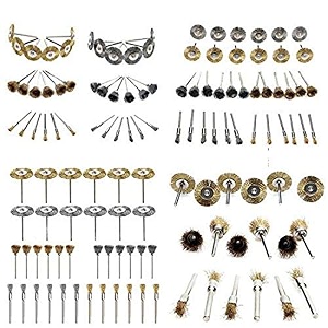 diy crafts design no  8 pack of 36 pcs 36pcs brass steel wire brush set wire wheel brush set buffing polishing brushes set 18 3mm shank accessor design no  8 pack of 36 pcs