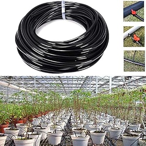 diy crafts 60 meter roll black watering tubing hose 811 inch garden drip pipe pvc hose irrigation system watering systems for greenhouses agriculturelawn plan60 meter roll black