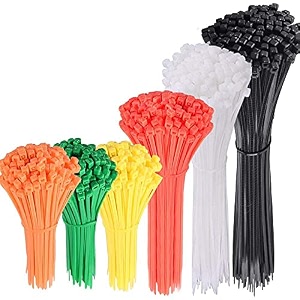 diy crafts 70 pcs pack combo pack colored zip ties nylon cable zip ties in regular tie wraps rom orange yellow green red white black for mine ship automotive parts 7070 pcs pack combo pack
