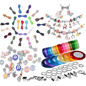 diy crafts 800x pcs diy kitset jewelry ribbon thread making kit splendid chosen beads findings charms tool bracelets rings earrings necklace making teen 800x pcs diy kitset