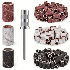 diy crafts achieve salon-grade nail art at home precision polishing with safe formaldehyde-free grinding heads amp easy-to-use accessories coloured roll 100 pcs kit