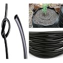 DIY Crafts Black Flexible Pipe-Hose Only Watering Tubing Drip Pipe PVC Hose Irrigation System Watering Systems Flexible Pipe Hose Only Black Greenhouse Lawn Plants Garden Patio (20mtr, 1/4-Hose*4mm)