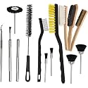 DIY Crafts 90x, Multi, Brushes Different Shapes Ergonomic Wood,Nylon,Metal Handles Organizing Cleaning Maintainance for Drill Machines Engines Floor Corners Jets Car Automot(90x, Multi)