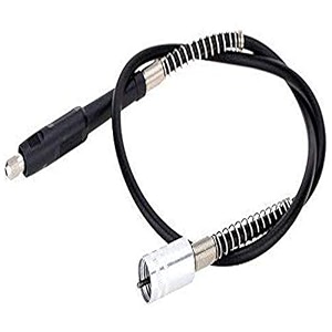 diy crafts combo set no  4 silver black profession metal and rubber inner core soft flex shaft tube 03-32 mm drill chuck for cleaning combo set no  4 silver black