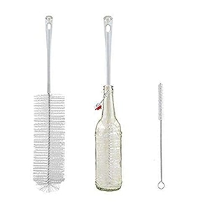 diy crafts ct-diy-hi-57131 long bottle brush cleaner for washingwith comfortable non - slip handles pack of 5 16 inch long multicolor