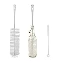 Diy Crafts CT-DIY-HI-57131 Long Bottle Brush Cleaner for Washing.with Comfortable, Non - Slip Handles, Pack of 5, 16 Inch Long (Multicolor)