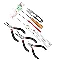 DIY Crafts Design No # 1, Combo Tool Set, Combo Tool Set Flat Nose Pliers Beading Needle (Design No # 1, Combo Tool Set)