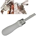 DIY Crafts 1 Pc Pack, Colour No # 3, Double Lever Watch Back Case Opener Watch Maker Repairing's Remover Tools Remover Handle Color: Gra (1 Pc Pack, Colour No # 3)