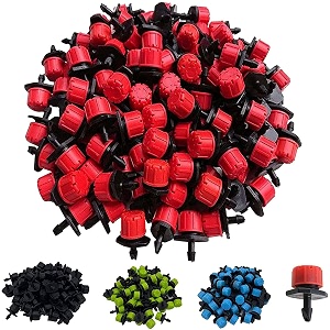 diy crafts drip irrigation system 80 pcs red dripersprinkler
