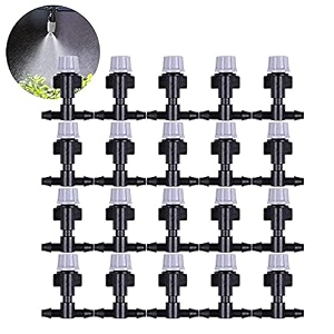 diy crafts 35 pcs only 360 grey mister nozle drip irrigation system automatic irrigation for garden watering system garden spray hose for flo 35 pcs only 360 grey mister nozle