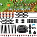 DIY Crafts Drip Irrigation System Automatic Irrigation Drip Kit for Garden Watering Irrigation System Garden Spray Hose Kits for Flower Bed, Patio (Pack of 6 Plants, Ready to Fit Kit)