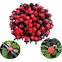 DIY Crafts 50x, Emitter, Dripper Nozzle For Cooling System Fan Animal Plants Swimming Pool Cooler Tube Hose Pipe Metal Nozzles Jets Misters Water Patio Garden Home (Sprinkl (50x, Emitter)