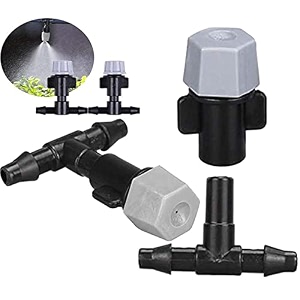 diy crafts 20x greyttee grey mist misting  ttee for fan watering irrigation sprayers outdoor coling misting gardening system misting pe fan rings mist no 20x greyttee