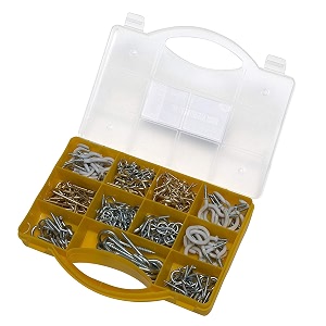 diy crafts handy hook assortment 292 pieces project accessories with carry case pack of 3