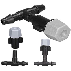 diy crafts home garden patio misting micro flow drip irrigation misting cooling system mist nozzle sprinkler 5-50 only grey mistnozzle  ttee 40 pcs only grey mistnozzle  ttee