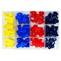 DIY Crafts Pack Of 50 Pcs, Random, Lock Wire Connectors Set, Quick Splice Connector Terminals, Electrical Wire Splice Connectors, Quick Connec (Pack Of 50 Pcs, Random)