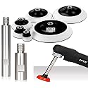 DIY Crafts Pack Of 3 Rod, Silver Colour, M14 Stainless Steel Rotary Screws Extension Shaft Thread for Electric Rotary Polisher,Car Polisher,Polishing Pads,Backin(Pack Of 3 Rod, Silver Colour)