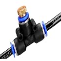 DIY Crafts 1 Pc, Only Metal Mist Nozzle+Adopter, Mist Cooling System Fan Misting Kit for Animal Plants Swimming Pool Cooler Tube Hose Pipe Metal Nozzles Jet (1 Pc, Only Metal Mist Nozzle+Adopter)