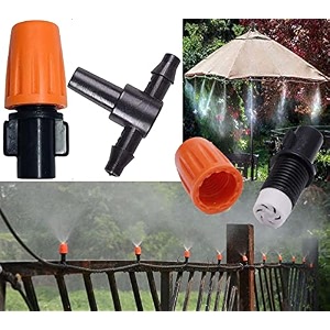 diy crafts 25x only nozzles only orange mist nozzles for outdoor misting cooling sprayer system watering irrigation nebulizer sprinkler only 325x only nozzles