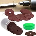 DIY Crafts Pack Of 100 Pcs, Multi, 2 Pcs Mandrel/Connecting Shank, Pack Of 100 Pcs, Resin lot Mini Cutting Wheel Dis (Pack Of 100 Pcs, Multi, 2 Pcs Mandrel/Connecting Shank)
