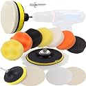 DIY Crafts Pack of 174 Pcs Polishing Pad Kit 6x, Multi Colour, 29Pcs Polishing Pad Kit With M14 Thread Back Pad &amp; Adapter Sponge Woo(Pack of 174 Pcs Polishing Pad Kit 6x, Multi Colour)