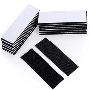 diy crafts pack of 18 sets black 234 inch 50mm x 16mm upgrade hook loop adhesive tape self adhesive mounting sticky double-sided mounting fasten tape interlocking tapepack of 18 sets black