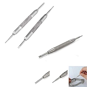 diy crafts pack of 2 pcs pin remover watch band replacement tool heavy duty stainless steel watch spring bars replace pack of 2 pcs pin remover