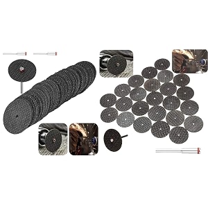 diy crafts pack of 20 pcs multi 2 pcs mandrelconnecting shank abrasive 32mm metal cutting disc grinder rotary tool kit resin circulpack of 20 pcs multi 2 pcs mandrelconnecting shank