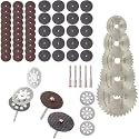 DIY Crafts Pack of 200 Pcs Kit, Multi,Combo Kit, 5xHSS Blade Diamond Cutting Discs Wheel Drill Bit, Rotary Tool Grinding Wheel Circular Saw Blade Abrasive Dia(Pack of 200 Pcs Kit, Multi,Combo Kit)