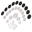 DIY Crafts Pack Of 240 Pcs, Multi, 2 Pcs Mandrel/Connecting Shank, Diamond Cutting Disc Cutting Sheet Circular Saw Blade Woodworking for D (Pack Of 240 Pcs, Multi, 2 Pcs Mandrel/Connecting Shank)