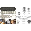 DIY Crafts Pack of 300 Pcs Kit, Multi, Combo Kit, Diamond Cutting Discs Wheel Drill Bit, Cutting Wheel Set for Rotary Tool, Cutter Kit with Mandrels R(Pack of 300 Pcs Kit, Multi, Combo Kit)