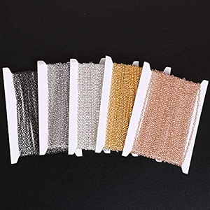 diy crafts pack of 60 mtr 10x6 rhodium package include as title 10mroll diameter mm iron metal chains bulk necklace components gpack of 60 mtr 10x6 rhodium package include as title