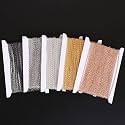 DIY Crafts Pack of 60 mtr 10x6, Silver Package Include As Title, 10m/roll Diameter mm Iron Metal Chains Bulk Necklace Components Go(Pack of 60 mtr 10x6, Silver Package Include As Title)