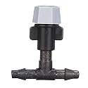 DIY Crafts 5 Pcs., Only Grey Mist Nozzle+T/Tee, Patio Misting Micro Flow Watering System Trampoline Waterpark Home Garden Misting Cooling Automatic Distri (5 Pcs., Only Grey Mist Nozzle+T/Tee)